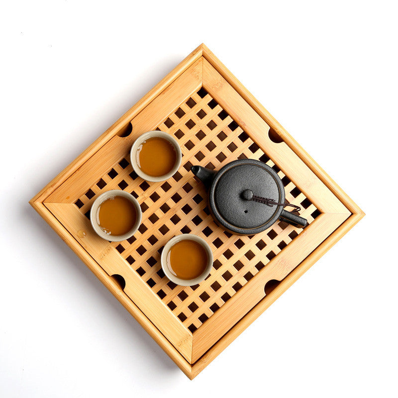 Bamboo tea tray