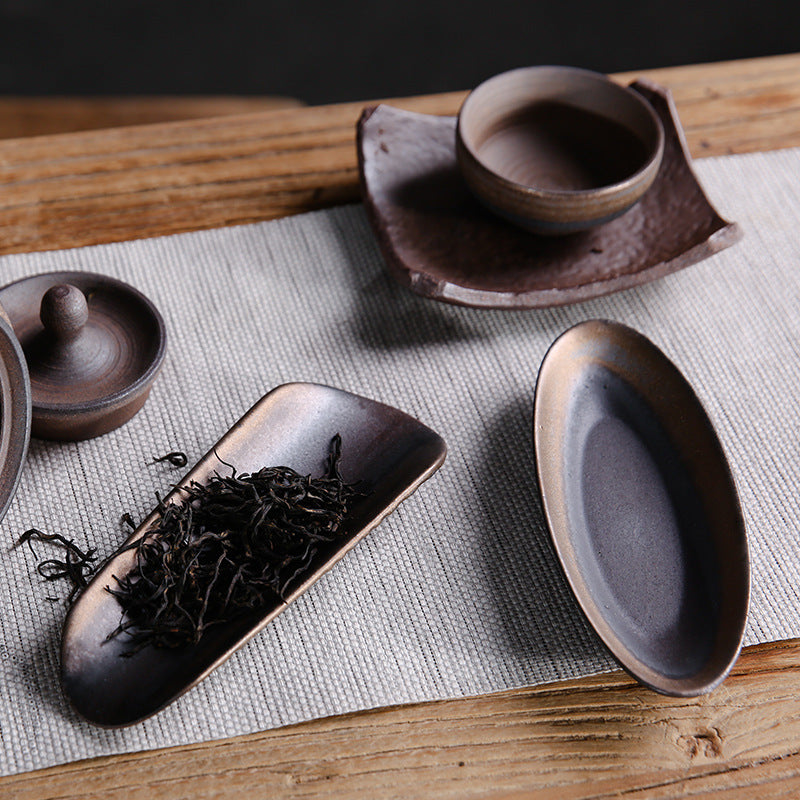 Ceramic Lotus Tea Tray