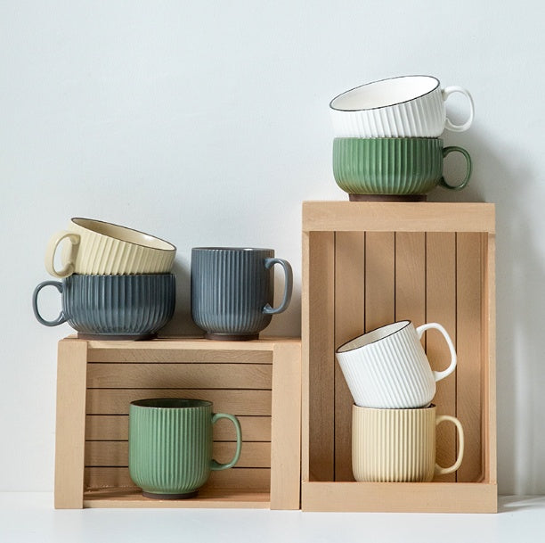 Nordic Vertical Stripe  Coffee Cup