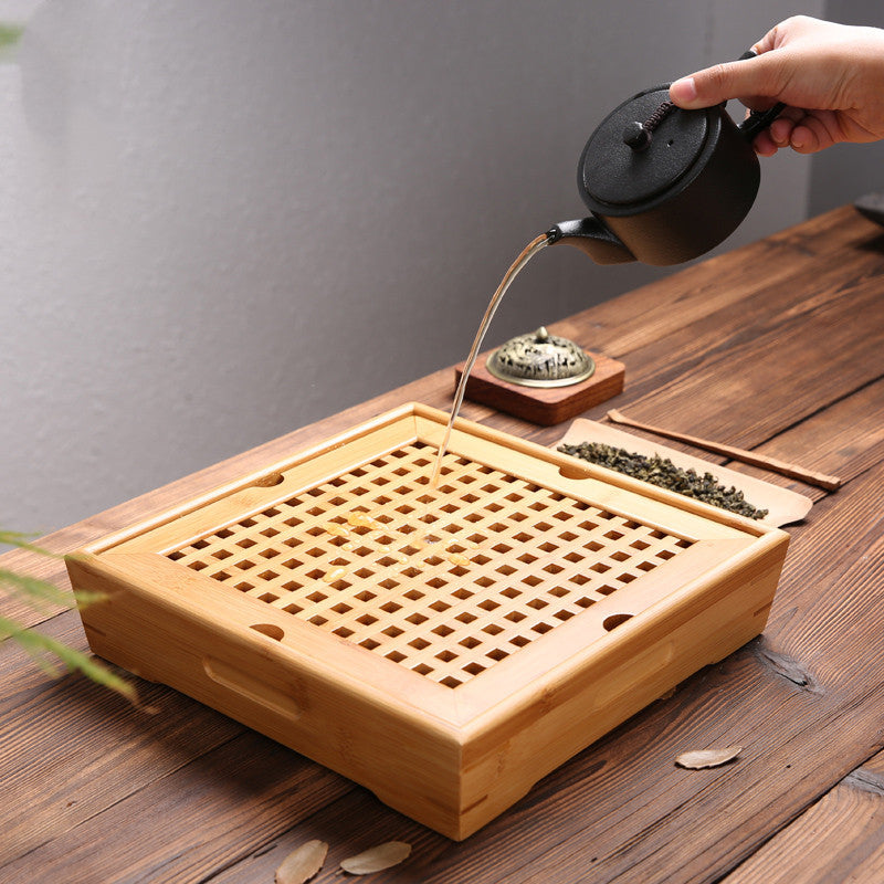 Bamboo tea tray