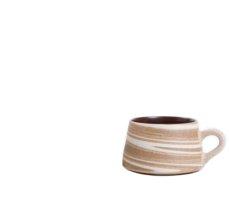 Swirl Pattern Ceramic Mug