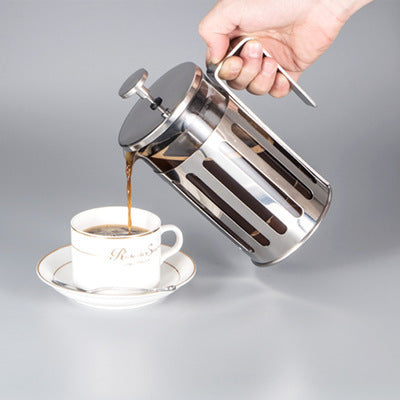 Hand Press French Coffee Pot