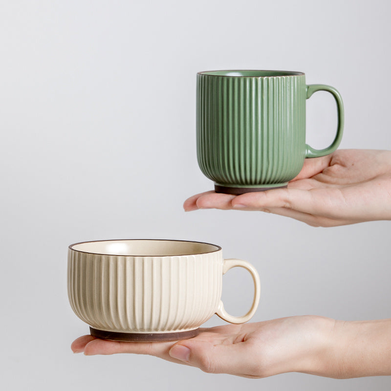 Nordic Vertical Stripe  Coffee Cup